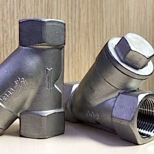 1/2" Paslanmaz "Y" Tipi Yaylı Çekvalf AISI 316